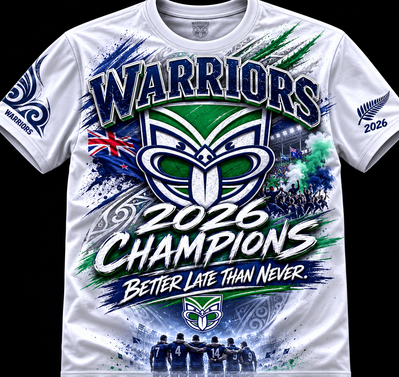Warriors 2026 NRL WINNERS T-Shirt