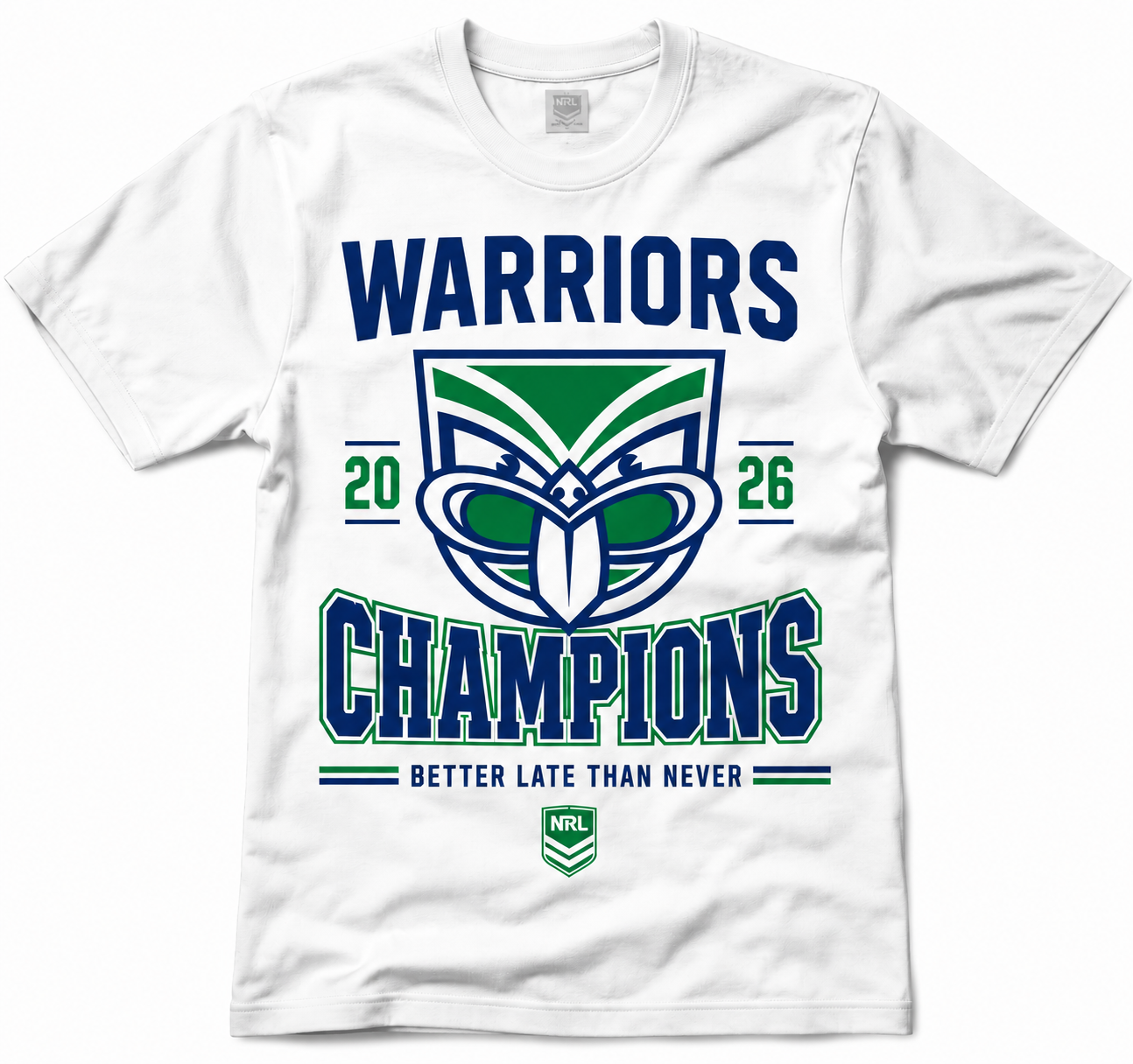 Warriors 2026 NRL WINNERS T-Shirt